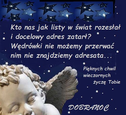 Kto nas jak listy w świat rozesłał